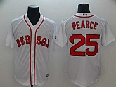 Red Sox 25 Steve Pearce White Cool Base Jersey,baseball caps,new era cap wholesale,wholesale hats